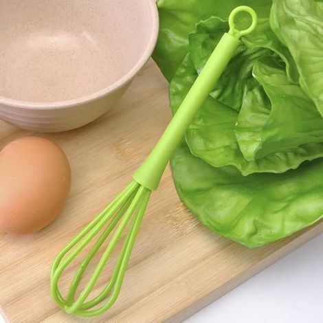 18 cm langer Handschneebesen mit ergonomischem Griff – Küchenschneebesen für Gebäck und Schlagsahne für den Hausgebrauch (1/5)