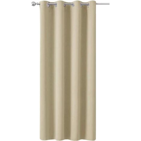 Tende da esterno impermeabili, parasole per balcone, patio, veranda, pergola, gazebo (132 x 215 cm, beige) (1/4)