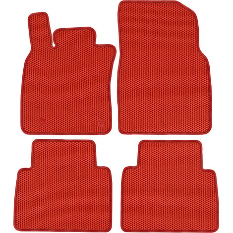 Tapis de sol dédiés pour Toyota Camry CX70 (2018-2024) - EVA alvéolé rouge (1/5)