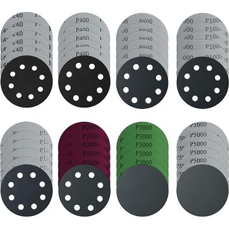 Disque Abrasif 125mm, Papier a Poncer 125mm, ponçage (1/5)