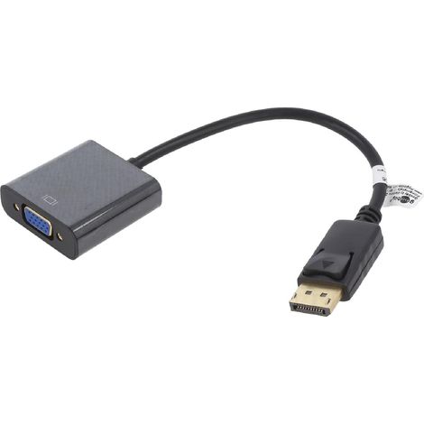 Adaptateur DisplayPort 1.1 vers D-Sub 0.15m noir