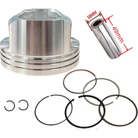 Piston mountings for Polaris RZR800 and Sportsman 800 motorcycle engines, piston rings--DTEKGAZ