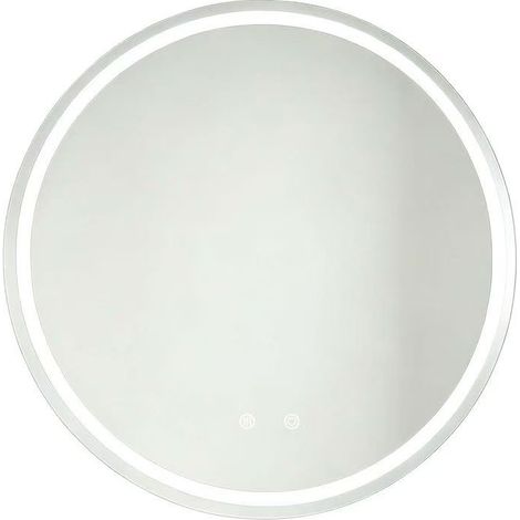 GagaMiroir LED rond 80x80 cm, anti-buée, dimmable (1/4)