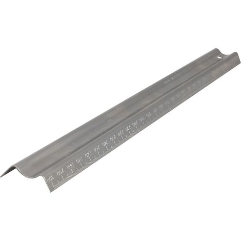 Maun 1774-300 Metric Metal Safety Rule 300mm MAU1774300 (1/5)