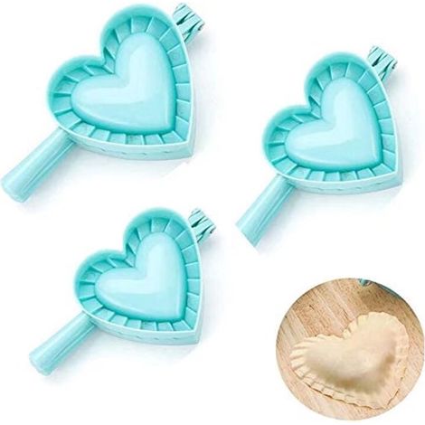 Moules à Chausson et à Pâte 3 pièces Ravioli Emporte Pièce, Moules a Pâtes Fabricant de Boulettes pour pâtes Moule et Pâte Pression Boulette Pie Maker Wrapper Découpe Pâte Accessoires de Cuisine,Oi-FR (1/5)