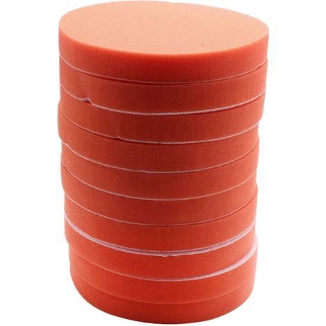 10 Disques Éponge Polissage 180mm 7 Pouces pour Auto Lustrage Cire Nettoyage (1/5)