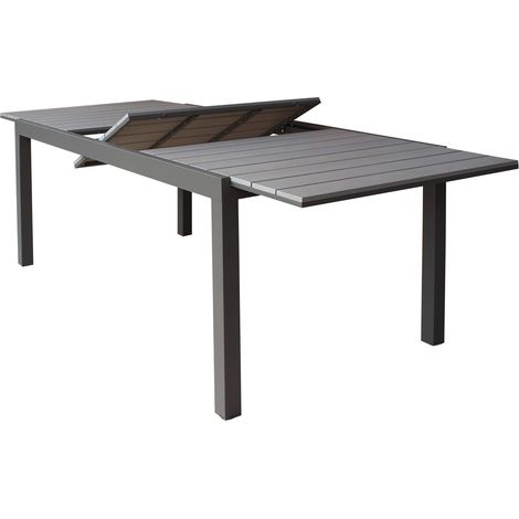 TRIUMPHUS - tavolo da giardino allungabile in alluminio e polywood (1/4)