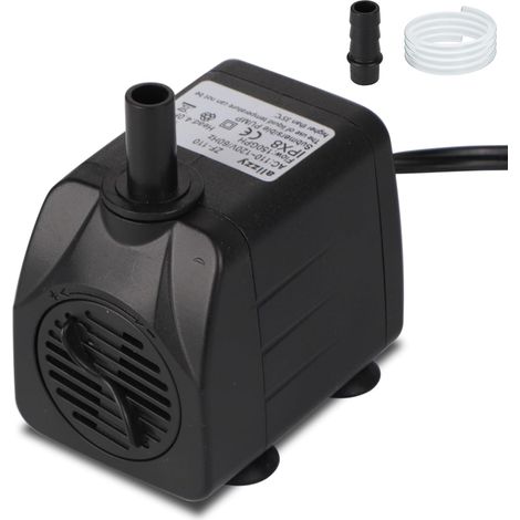 Pompeii eau submersible compacte et durable Alizzy 150 GPH (570 L/h) 10 W avec tuyau, idéal pour fontaine, aquariums, bassins, aquariums et systèmes hydroponiques. (1/5)