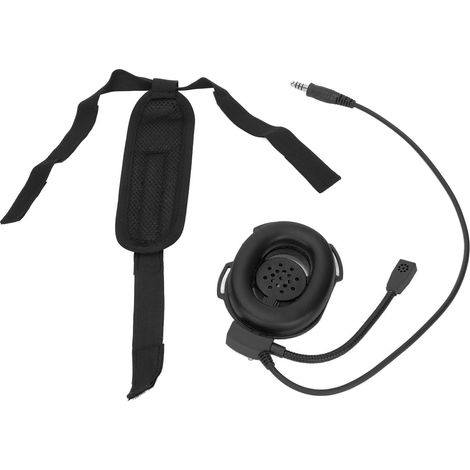 In-Ear-Kopfhörer für Motorradhelme, Militärstandardgröße, schwarz (1/5)
