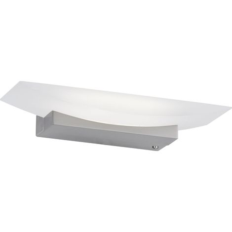Wandleuchte Wandstrahler Metall Schwarz Dimmbar LED B 30 cm Flurleuchte (1/5)
