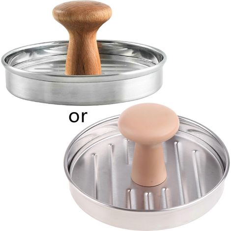 Presse à Burger Antiadhésive pour BBQ, Outil de Cuisine Durable et Gril (1/4)