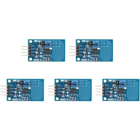 5 pièces Module de Gradateur LED PWM à Touche Capacitive, Commutateur de Luminosité 2.4-5V (1/5)