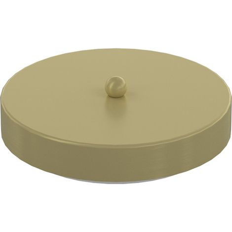 Rosone Tondo Multiforo Metallo Ottone 7 Uscite D10Cm