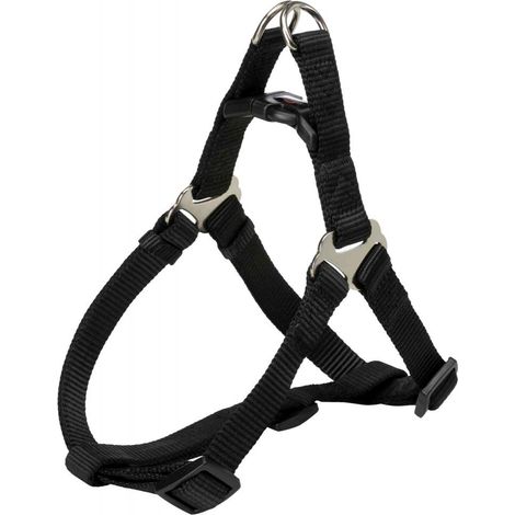 Premium harnais one touch XS-S: 30-40 cm/10 mm, noir