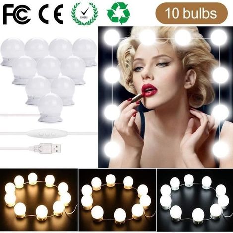 Spiegelleuchte, Schminklampe, LED-Spiegelleuchte mit sanftem, blendfreiem Licht, perfekt für Schminktische (1/4)