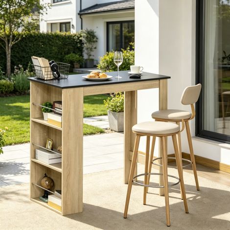 Dewalt –Eleganter Couchtisch,Bürotisch,Bar Tisch,Stehender Hoher Tisch,Beistelltisch,Esstisch(nur mit Esstisch) (1/5)