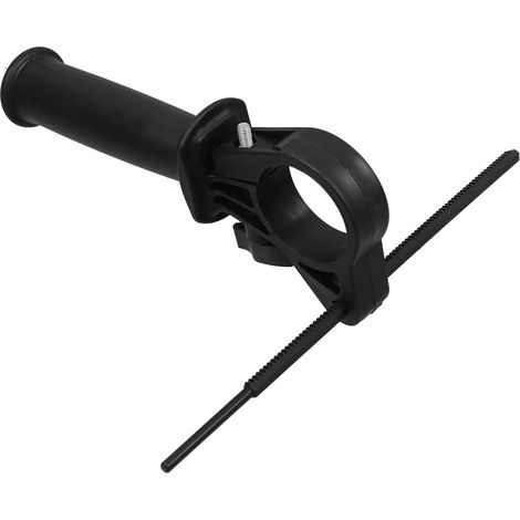 Poignée de marteau électrique petite taille, grip ergonomique antidérapant, compatible pour perforateur, utilisation sur chantier, réglage intérieur 41-44 mm, matériau ABS et fer (1/5)