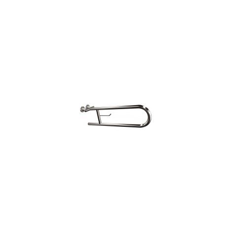 Portarotolo semicircolare inclinabile 60 cm con appendirotolo