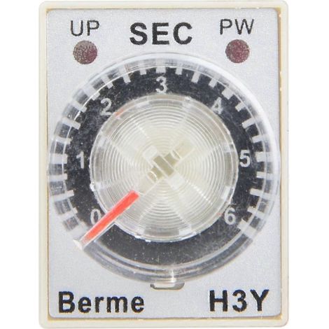 Zeitrelais 24 V DC, H3Y-2 Verzögerungstimer, Zeitsteuerschalter 6S (1/4)