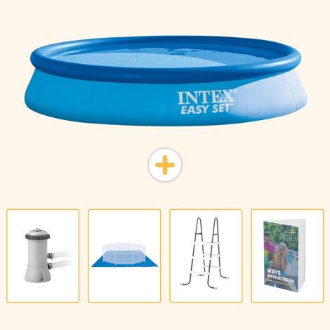 Intex Piscine Easy Set Ronde - 366x76 cm - 5-pièces  SCB122 (1/5)