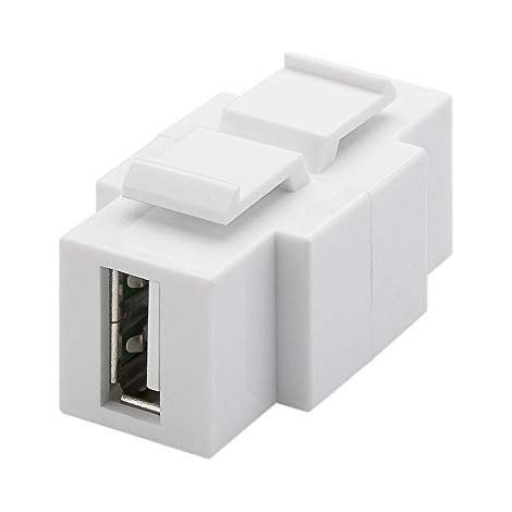 Goobay Adattatore Keystone USB2.0 A/B Installabile in Entrambi i Lati (1/3)