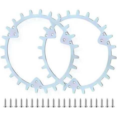 Pointes de Traction pour Tondeuse Robot Husq/varna Ø 252mm avec 21 Vis, Robotic Lawnmower Spikes for Hus/qvarna Automower330/440/420/435XAWD/430X/435X/450X, Amélioration de Traction (1/4)