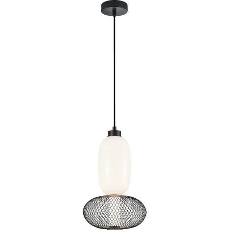 ARAMe LED-Hängelampe Schwarz MILAGRO ML1432 (1/5)