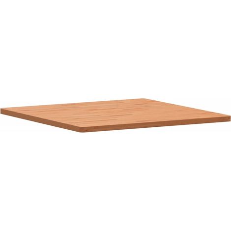 Dessus de table 80x80x2,5 carré bois massif de hêtre (1/5)
