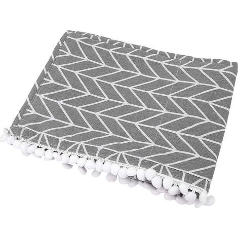Couvercle Anti-poussière pour réfrigérateur Couvercle supérieur pour Machine à Laver Tout Usage Linge de Rangement en Coton pour Couvercle de Table pour Machine à Laver Ré. (1/5)