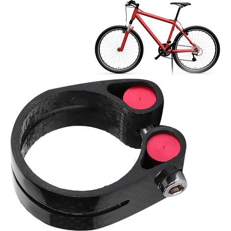 Collier de serrage rapide pour tige de selle de VTT en fibre de carbone de 35 mm (1/5)