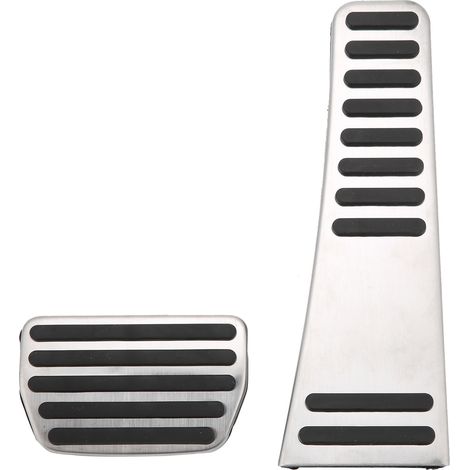 Pédale de frein en acier inoxydable, 2 pièces, avec bandes antidérapantes en caoutchouc EPI, remplacement pour XC60 XC90 S90 V90 2018 2021 (1/5)