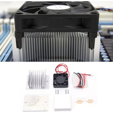 TEC1-12706 70W Wärmeleitmodul mit Kühlkörper und Flüssigkeitskühlungsset (1/5)
