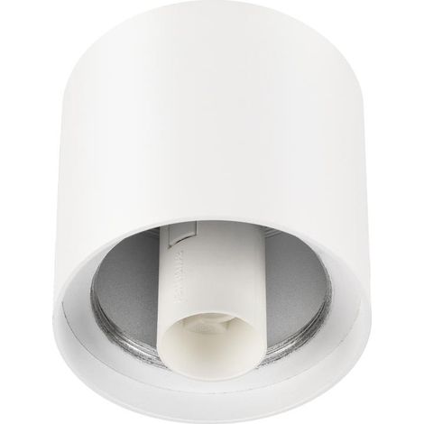 Plafonnier VARYT intérieur rond simple 6W E14 blanc sans abat-jour - SLV - 1008100
