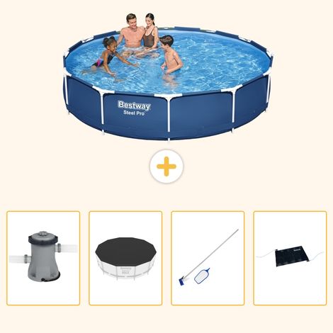 Bestway Bestway Steel Pro Ronde - 366x76 cm - 5-pièces S241 (1/5)