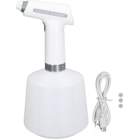 Pulvérisation de plantes électriques ABS HDPE automatique brumisateur de plantes dispositif d'arrosage de plantes à haute pression pour jardin cour ferme 1.5L (1/5)