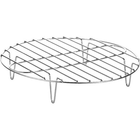 Rejilla redonda de acero inoxidable para vaporera - Plateada - 15 cm (1/5)