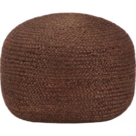 Handgefertigter Sitzpuff Braun 40 x 45 cm Jute vidaXL (1/5)