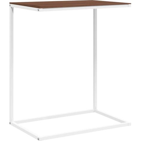 Maison Exclusive - Beistelltisch Weiß 55x35x66 cm Holzwerkstoff