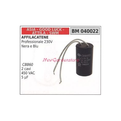 Condensatore affilacatena ASIA professionale 230V 040022