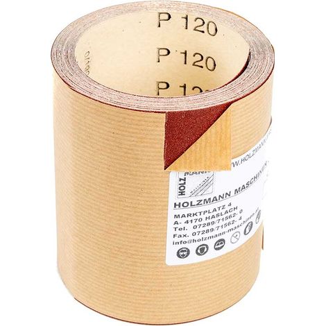 Rollo de lija de corindon 100mm x 5m 120gr