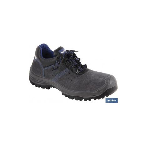 S1P Sicherheitsschuh aus grauem Wildleder mit Carbon-Zehenkappe, Größen 36-47