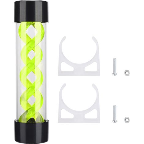 Réservoir d'eau 200MM avec filetage G1/4 pour refroidisseur PC, accessoire d'ordinateur vert (1/5)