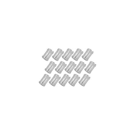 Diodes électroluminescentes LED 3mm - Abat-jour en fibre optique - Capuchon de protection pour lampes LED transparentes - Lot de 100