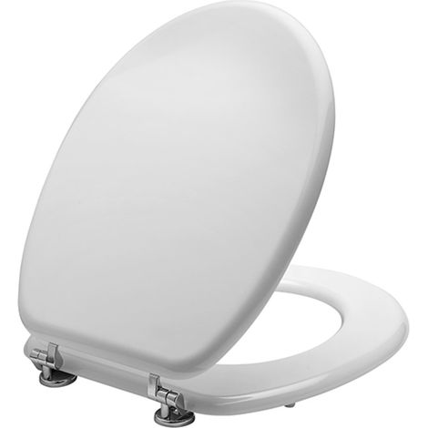 SEDILE WC BAGNO LEGNO MDF BIANCO MAURER (EX 92988)