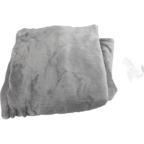Eosnow 12 -V -Auto Elektrodecke Flanell Sherpa 3 Heizpegel waschbarer tragbarer Heizung für Outdoors Reise 59x39.4in Hellgrau