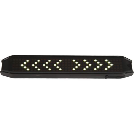 Gelbes Fahrradrücklicht mit Bluetooth, LED-Anzeige und USB-Ladefunktion, wiederaufladbare Blinker. (1/5)
