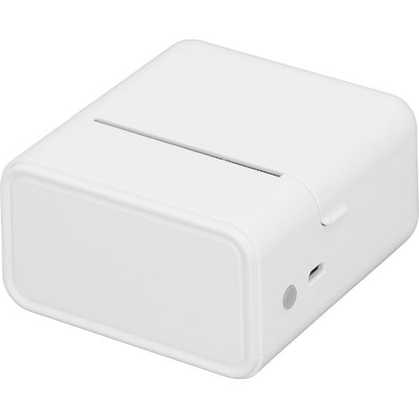 Imprimante d'étiquettes thermique portable 203 dpi, mini imprimante pour étiquettes, date, ingrédients, nom, petites entreprises, blanche (1/5)