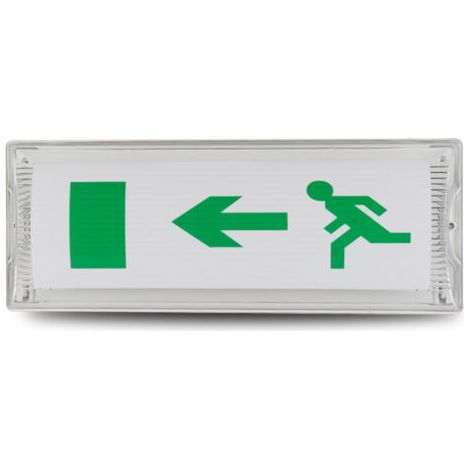 Voyant D'évacuation De Sécurité,Lumière De Sortie D'urgence,Lumière De Sortie De Sécurité LED,Lumière De Signe De Sortie De Secours de LED Pour Les Centres Commerciaux,Supermarché Etc(35115.5cm)