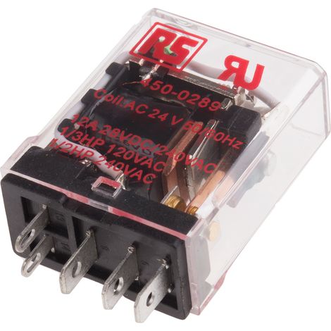 RS PRO Relais sans accrochage 1 RT, bobine 24V c.a. Montage sur CI 1.2W ( Prix pour 1 )