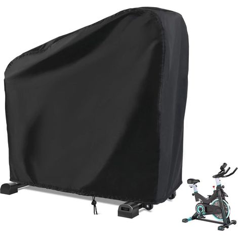 Heimtrainer-Abdeckung, 210D wasserdichte stationäre Fahrradabdeckung, staubdichte Outdoor-Fahrradschutzhülle, geeignet für aufrechte Fahrräder